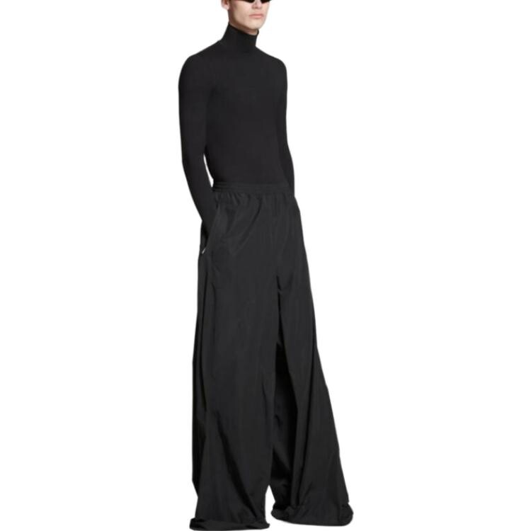 Брюки Balenciaga Wide-Leg, черный — фото 3