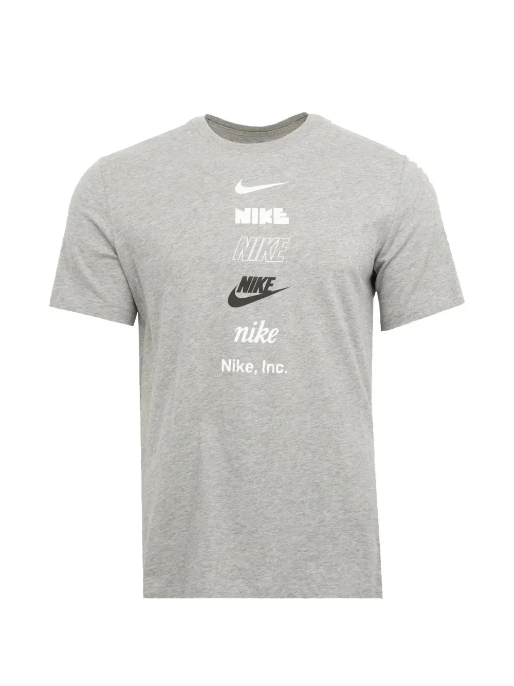 Футболка с логотипом спортивного клуба Nike, серый