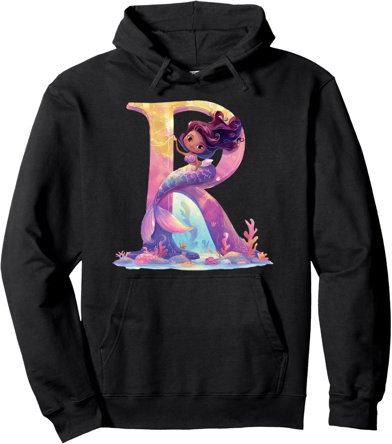 

Буква R, меланин, черная русалка, день рождения, худи с буквой R Black Mermaid Tees Nyc, Черный, Буква R, меланин, черная русалка, день рождения, худи с буквой R Black Mermaid Tees Nyc
