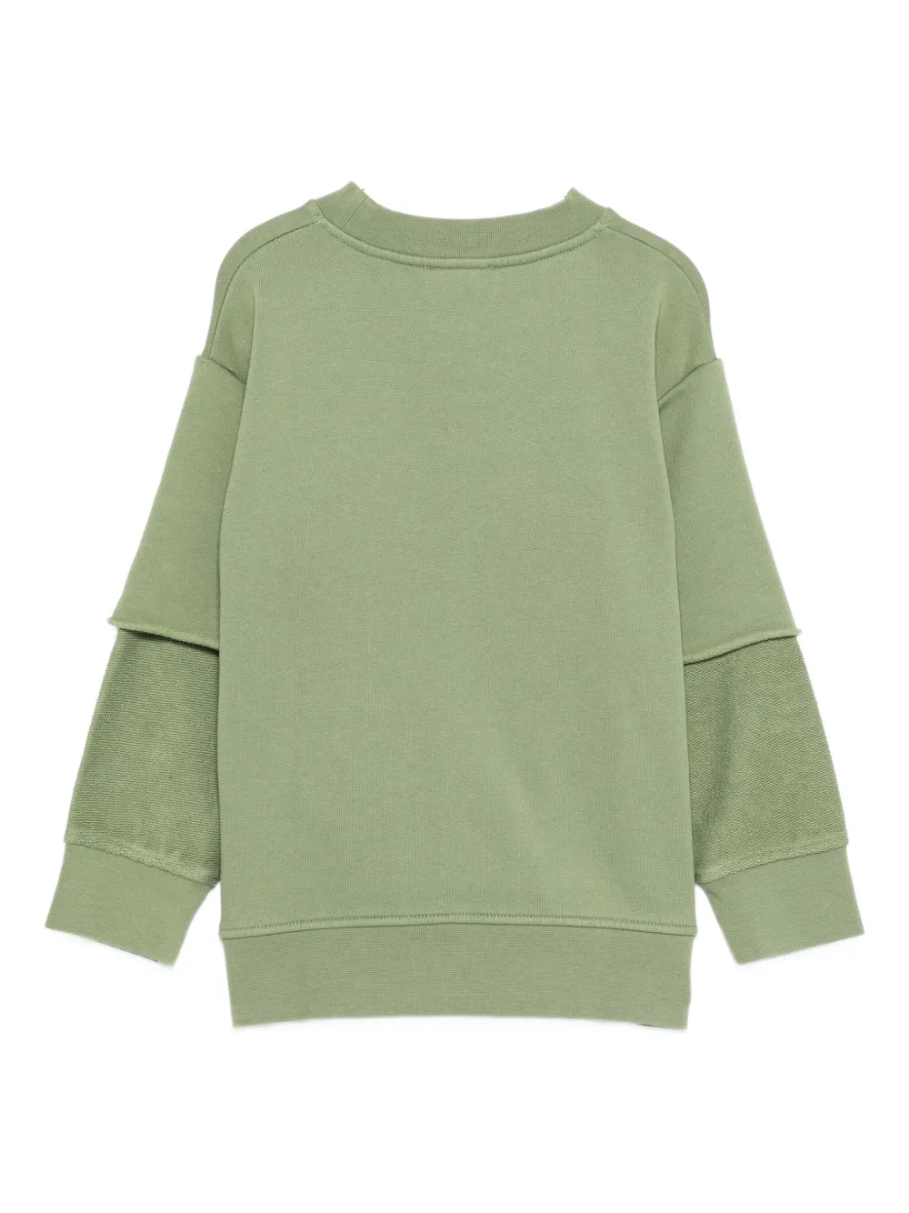 Многослойная толстовка Stella McCartney Kids, зеленый — фото 2