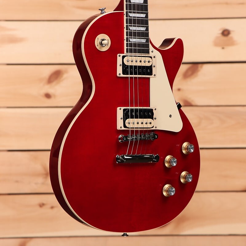 

Электрогитара Gibson Les Paul Classic - Translucent Cherry - 213730003 - PLEK'd