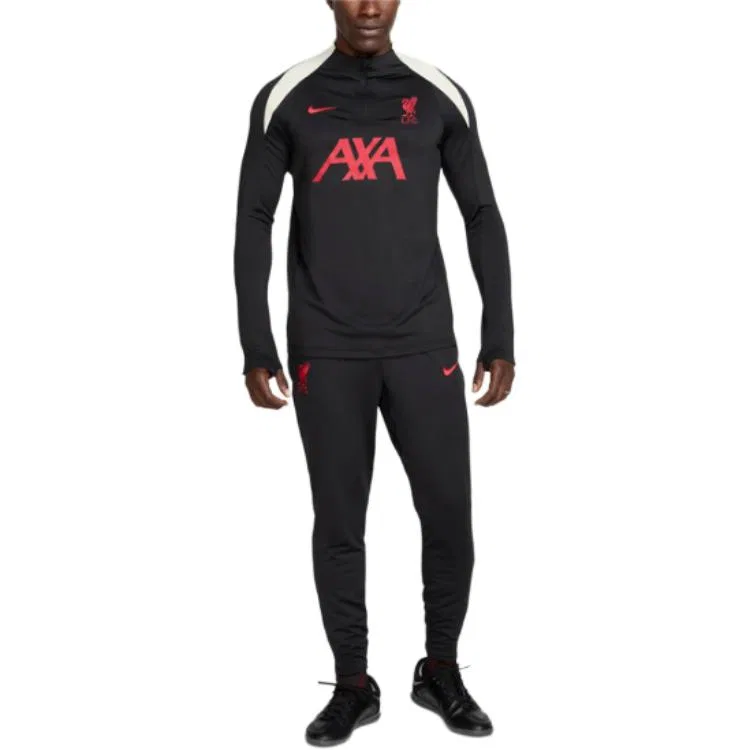 Футбольные штаны Liverpool Fc Strike Special Edition Men's Dri FIT из трикотажа Nike, Black — фото 4