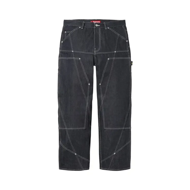 Джинсы Supreme Contrast Stitch Double Knee Painter Jean 'Rigid Indigo'