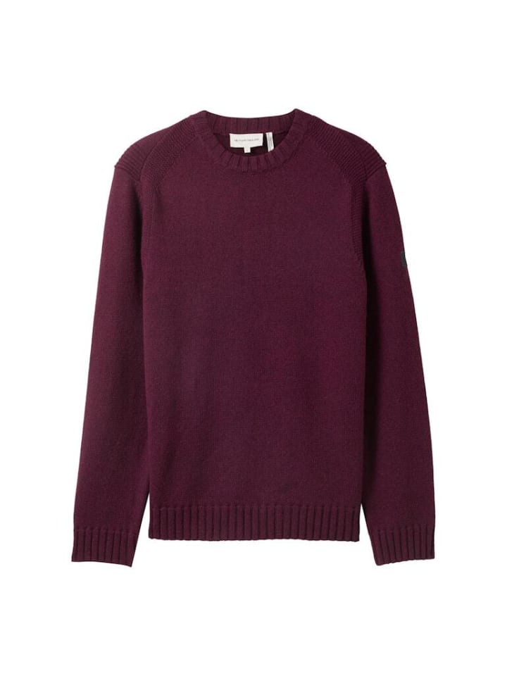 

Пуловер Tom Tailor Pullover, цвет grape red melange