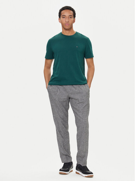 Футболка regular fit Ess Seasonal MW0MW39995 Tommy Hilfiger, зеленый — фото 2