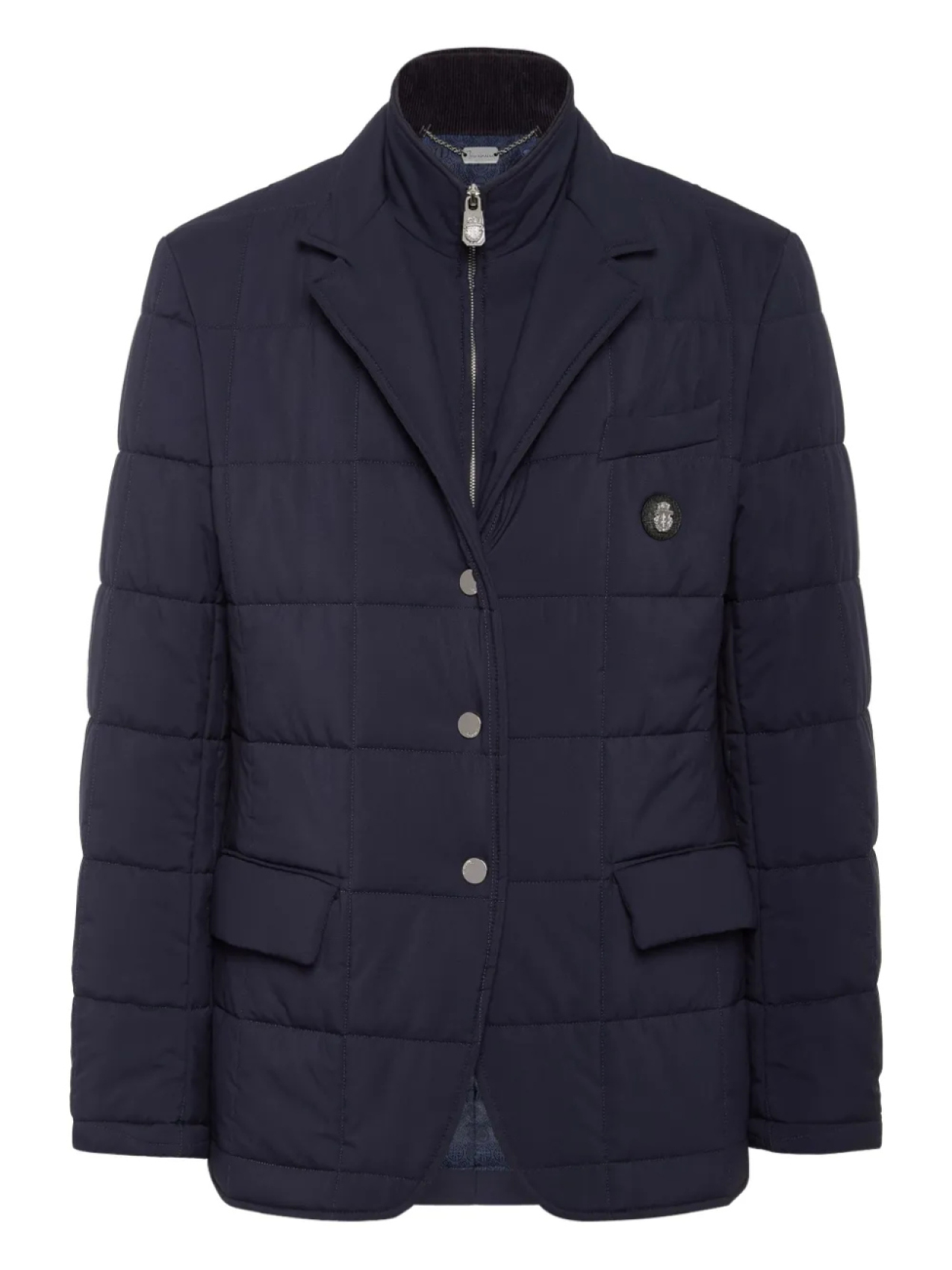 

Billionaire пиджак с нашивкой-логотипом, синий