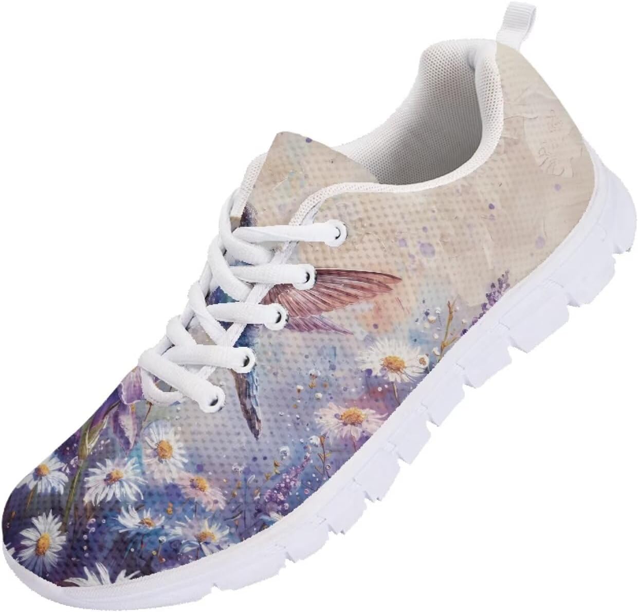 

Мужские кроссовки Funnydude Funny Print для бега, осенние, легкие, дышащие, спортивные, Hummingbird