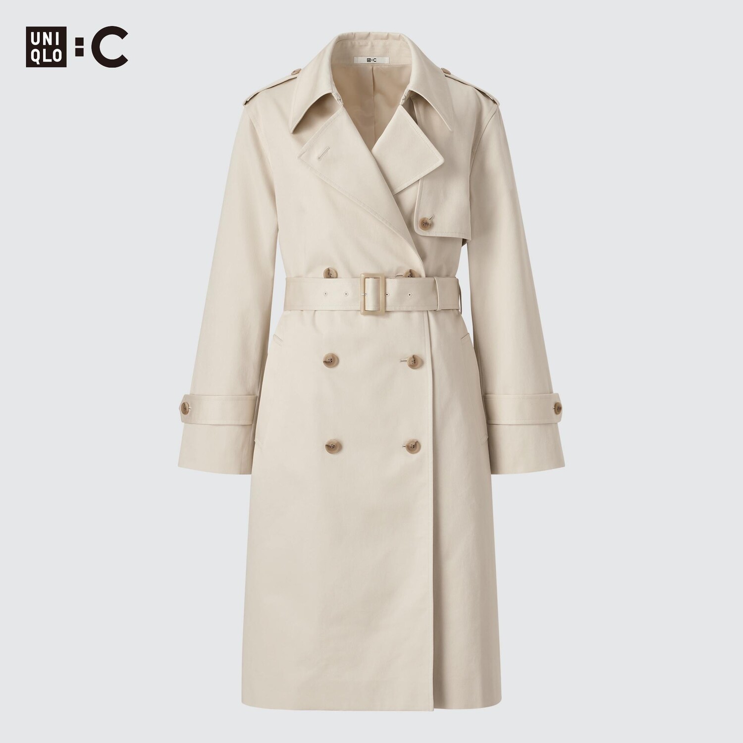 

Плащ UNIQLO длинный, 30 кремовый, Бежевый, Плащ UNIQLO длинный, 30 кремовый