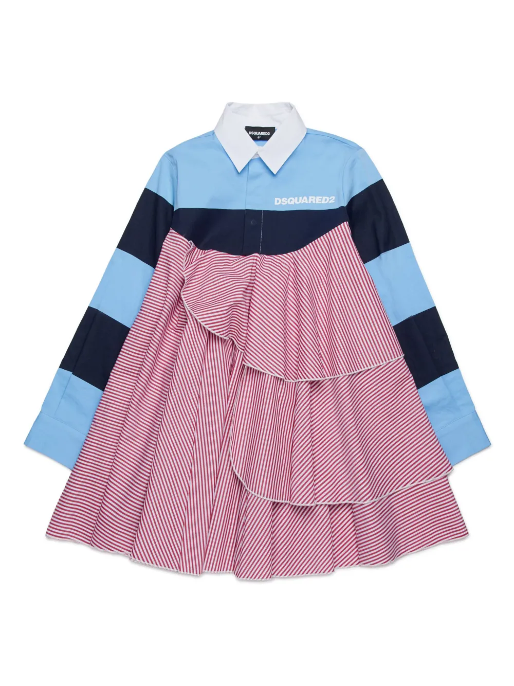 

Платье в полоску DSQUARED2 KIDS, синий