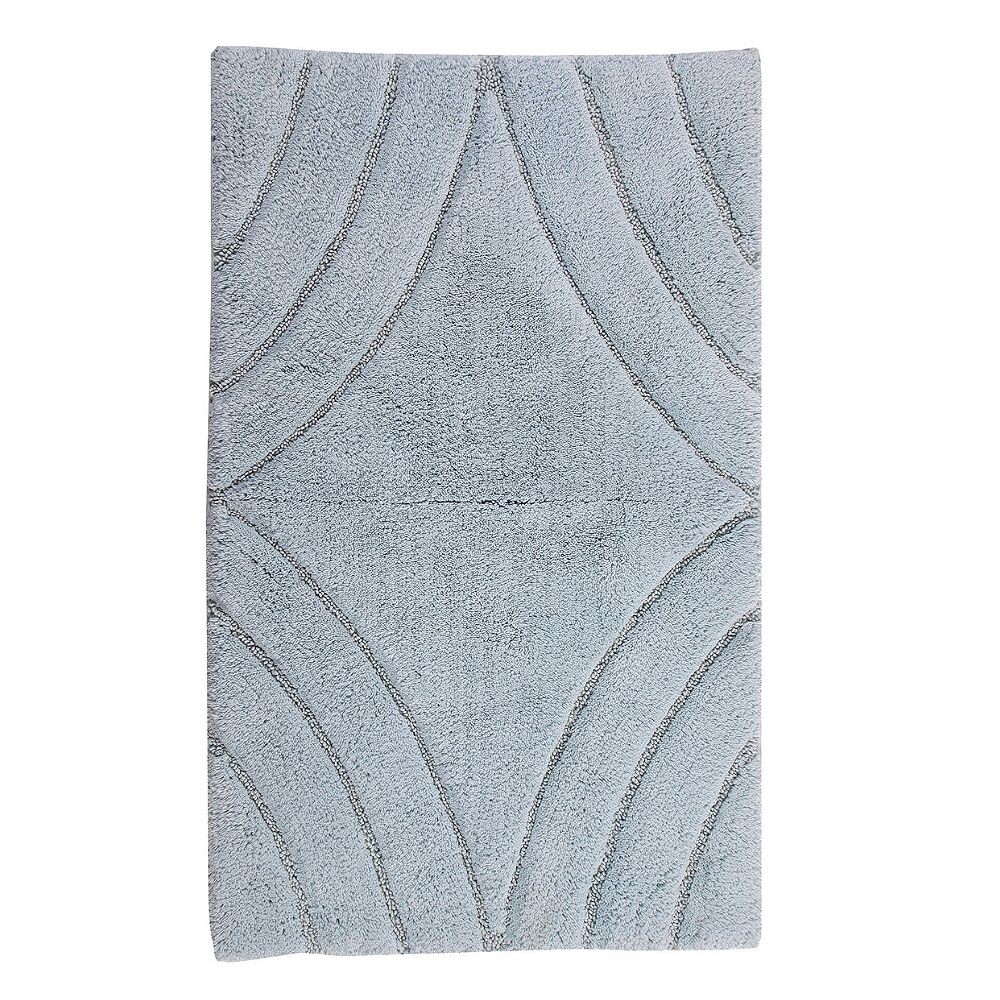 

Супермягкий нескользящий коврик для ванной Diamond Design Knightsbridge, цвет Light Blue