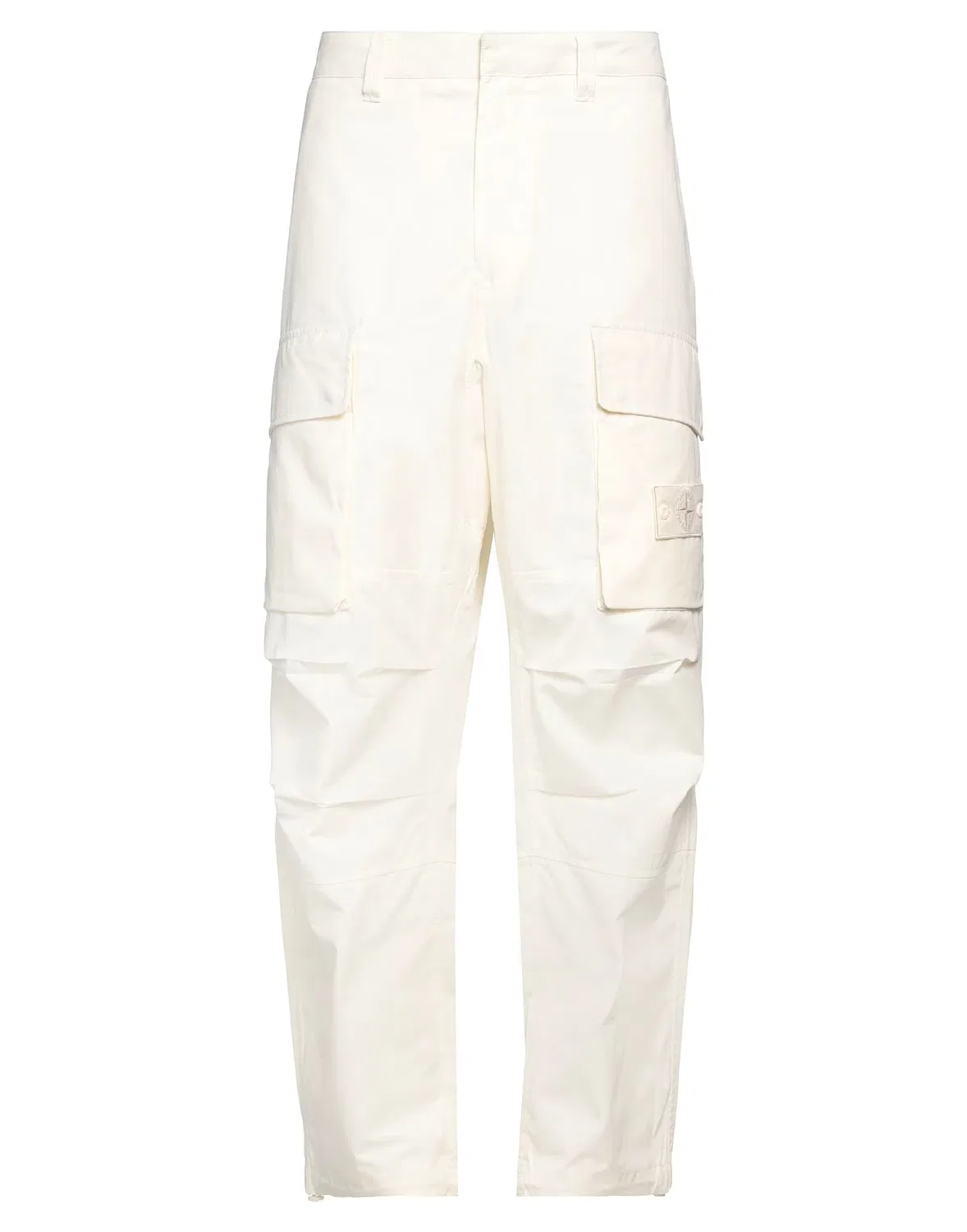 Штаны карго из поплина STONE ISLAND Ivory