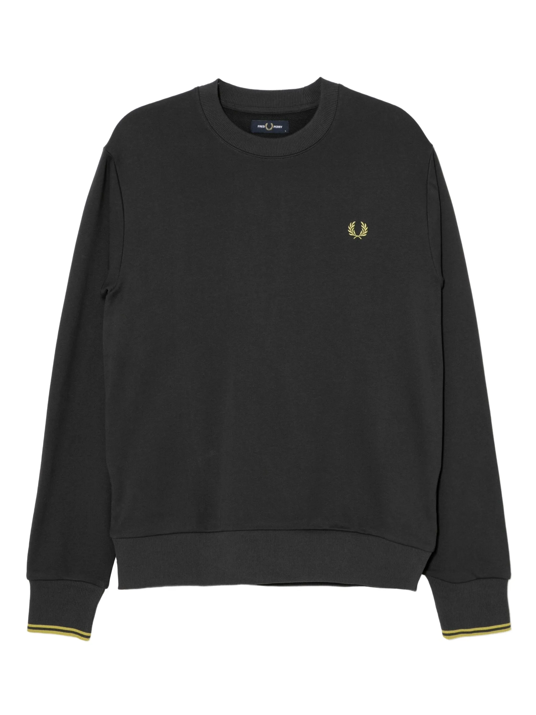 

Толстовка с вышитым логотипом Fred Perry, серый