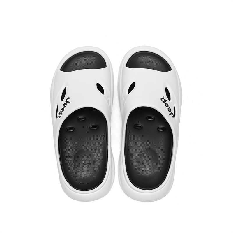 Амортизирующие устойчивые к истиранию и запаху шлепанцы Unisex Jeep, бежевый кофе — фото 3