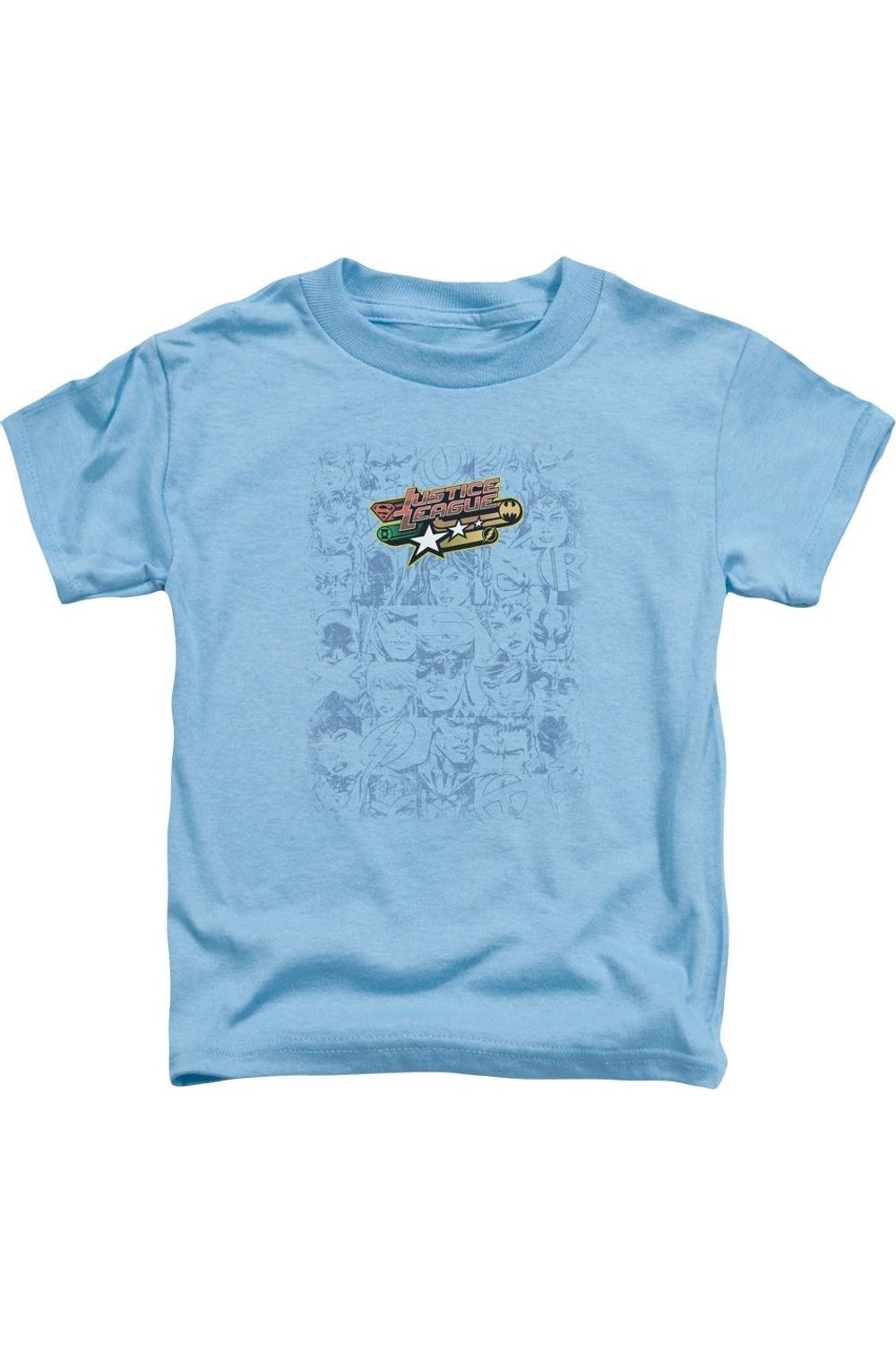 

Детская футболка с коротким рукавом "Лига справедливости Америки: В режиме ожидания" Gildan, carolina blue