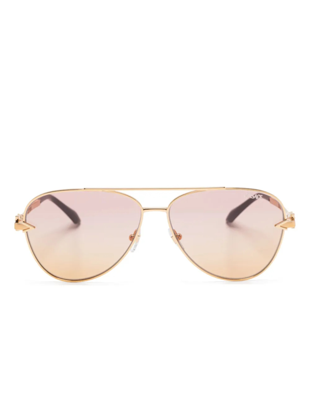 

Солнцезащитные очки-пилоты Versace Eyewear, золотой