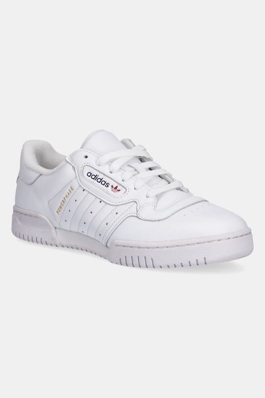 Кожаные кроссовки Powerphase Adidas Originals, белый