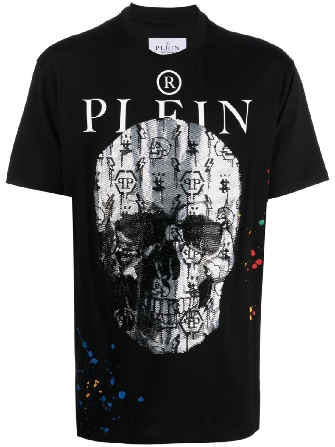 

Philipp Plein футболка с принтом Skull, черный