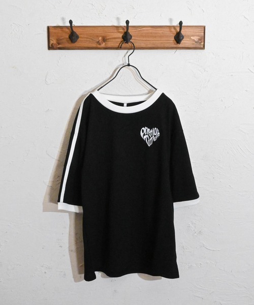 

Футболка из трикотажа 16/TC с вышивкой на рукавах Anytime Songs, черный