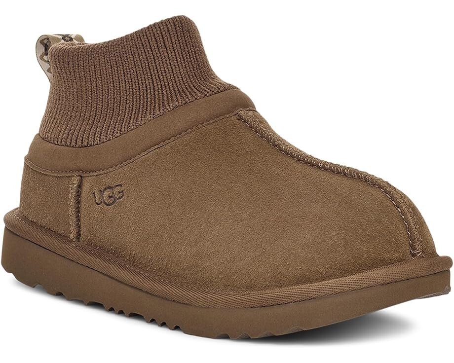

Ботинки UGG Kids Classic Ultra Stretch Cuff, цвет Hickory