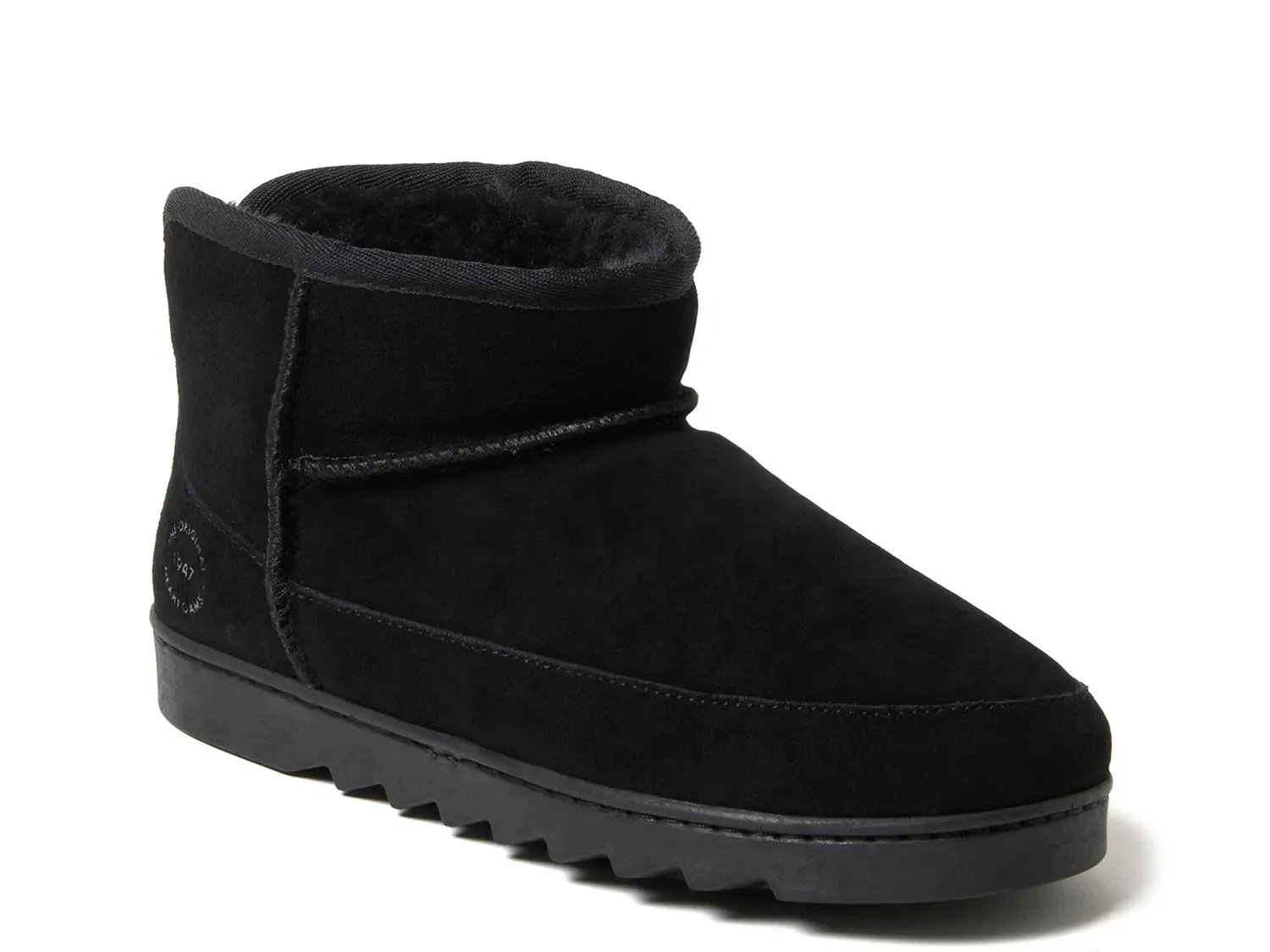 Тапочки-ботинки Dearfoams Gretchen Bootie Slipper - женские, черные
