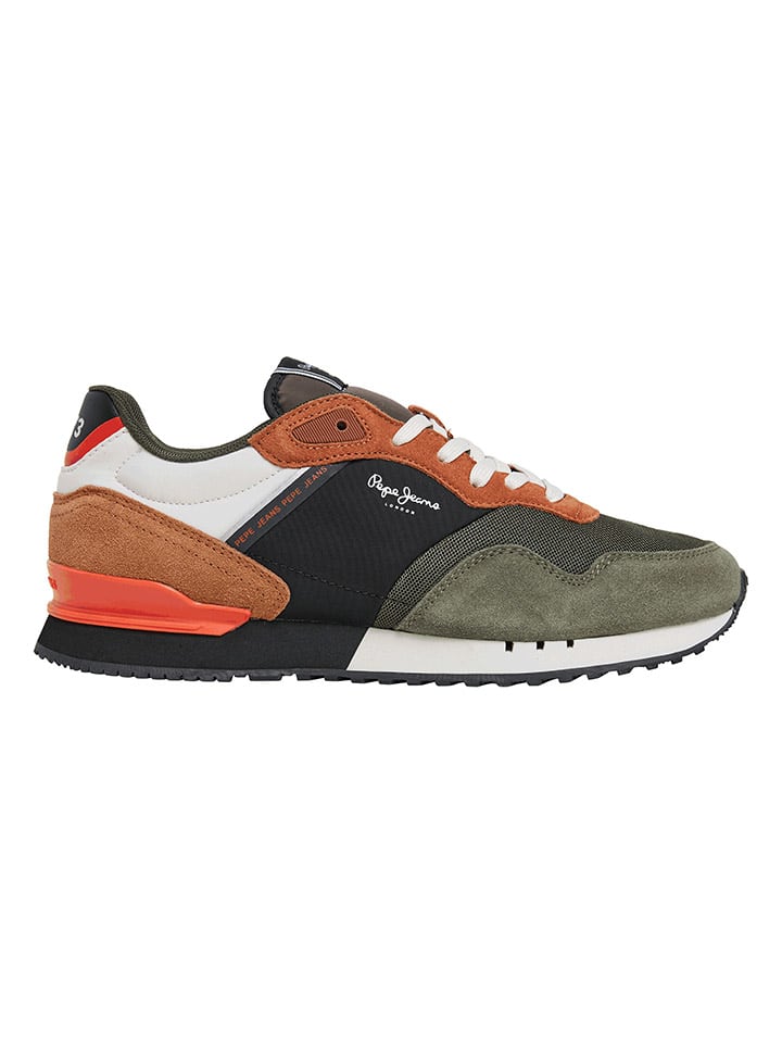 

Кроссовки на шнуровке Pepe Jeans FOOTWEAR Sneakers London Grade, цвет Orange/Khaki
