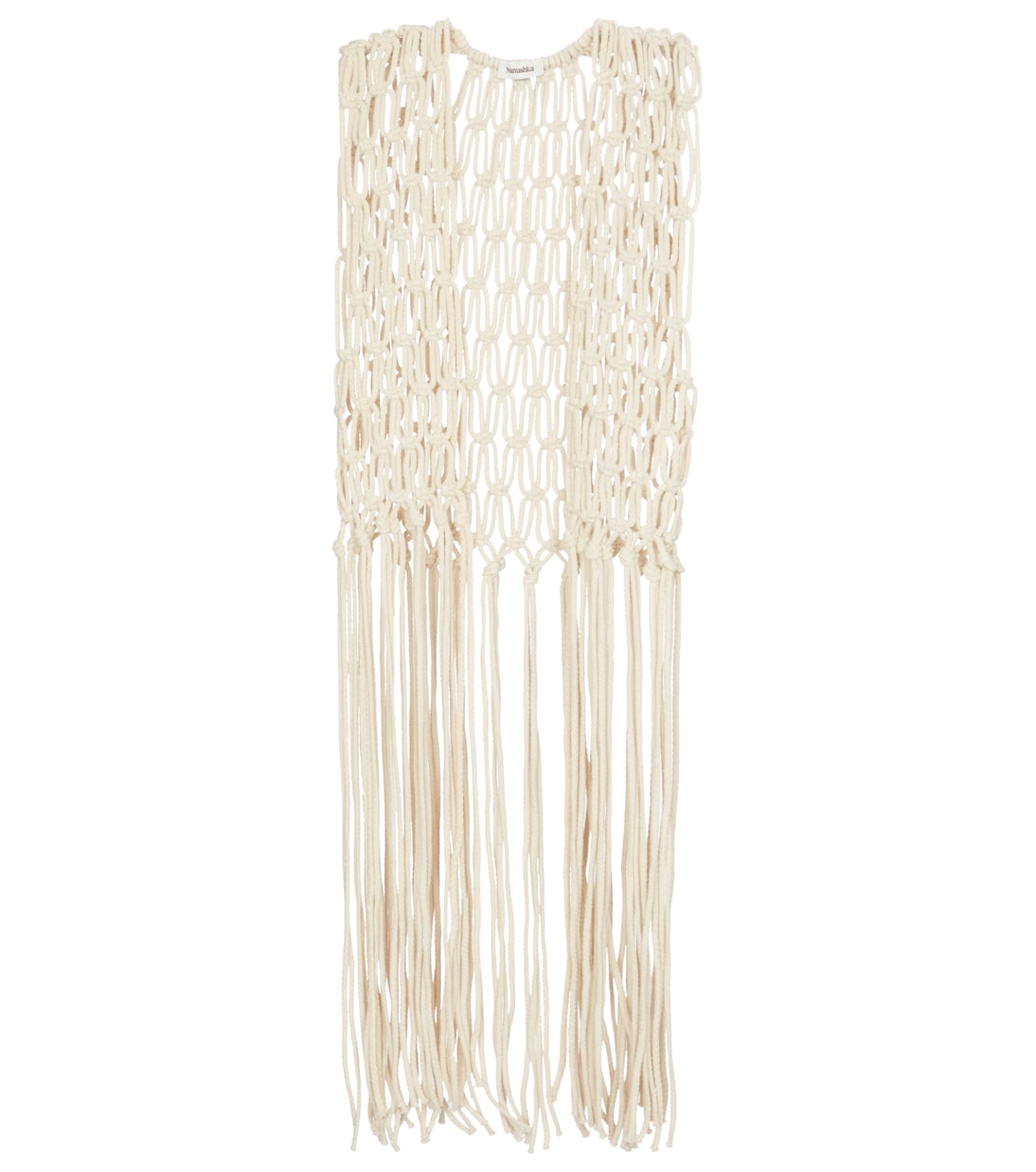

Жилет из макраме Thuza Nanushka, Creme Macrame