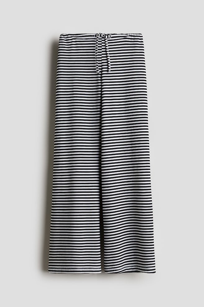 

Широкие брюки из джерси H&M, черный
