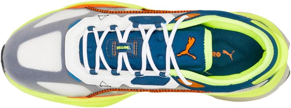 Мужские кроссовки PUMA Extent Nitro Adv с шнуровкой для повседневной носки - синие — фото 4