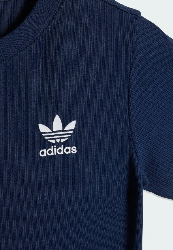 Обычный детский комбинезон с коротким рукавом Adidas Originals, Night Indigo — фото 4
