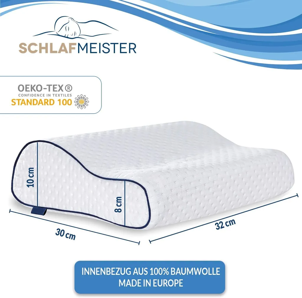 

Подушка антомическая Schlafmeister, белый