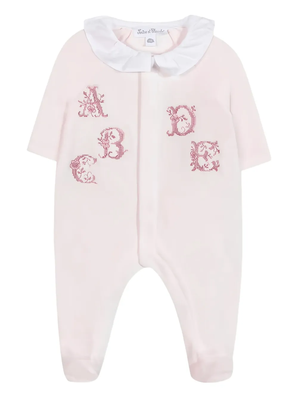 

Пижама с вышивкой и длинными рукавами Tartine Et Chocolat, розовый