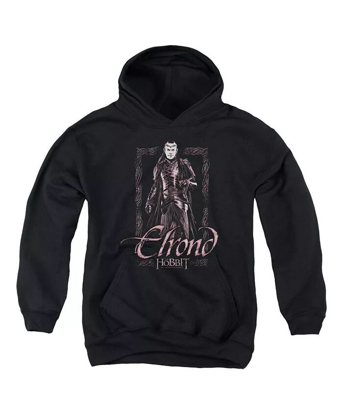 

Мальчики Молодежь Elrond Stare Pull Over Hoodie / Толстовка с капюшоном The Hobbit, черный