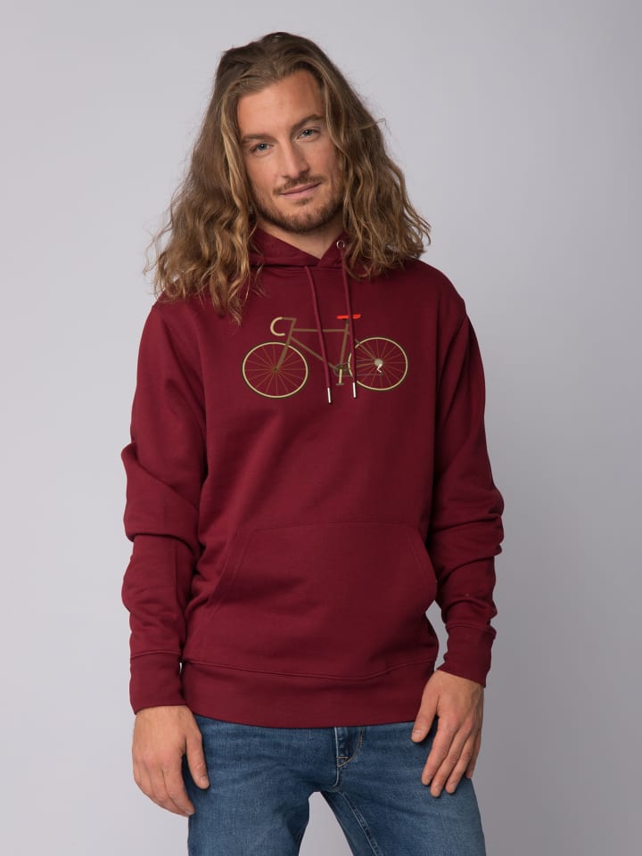 

Толстовка wat Apparel Sweatshirt Fahrrad, цвет Weinrot