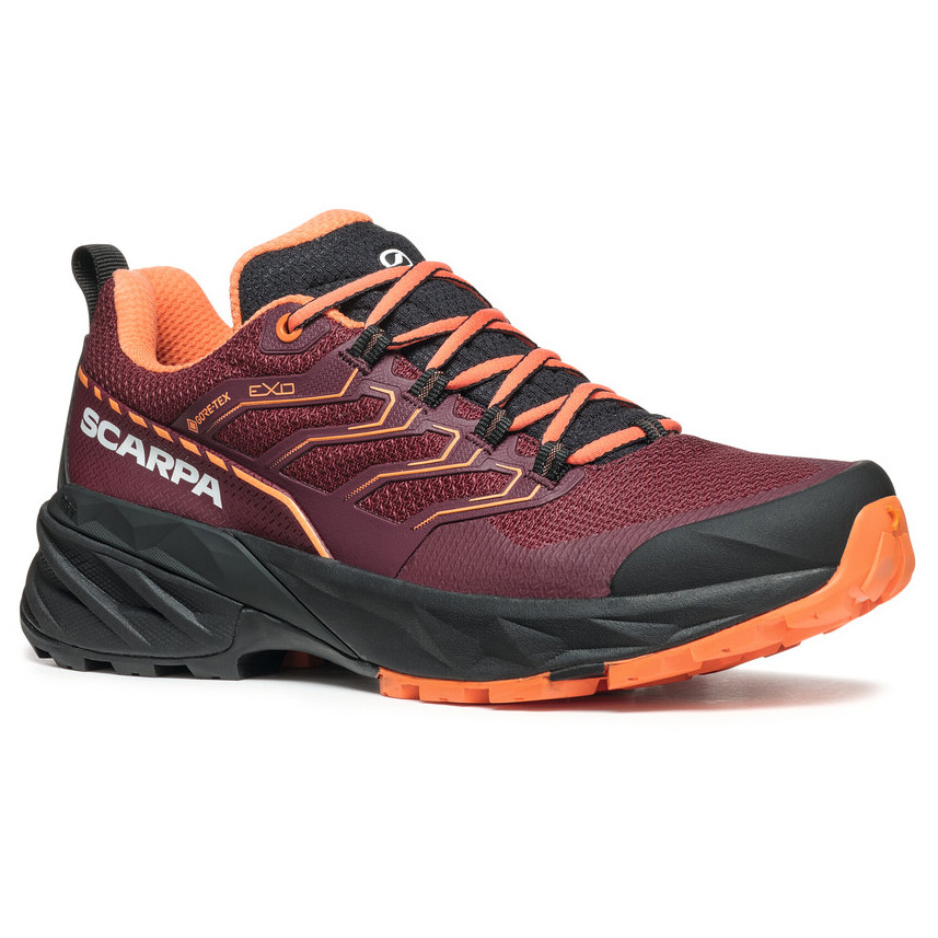 Ботинки для прогулки Scarpa Women's Rush 2 GTX, цвет Burgundy/Dusty Orange — фото 2