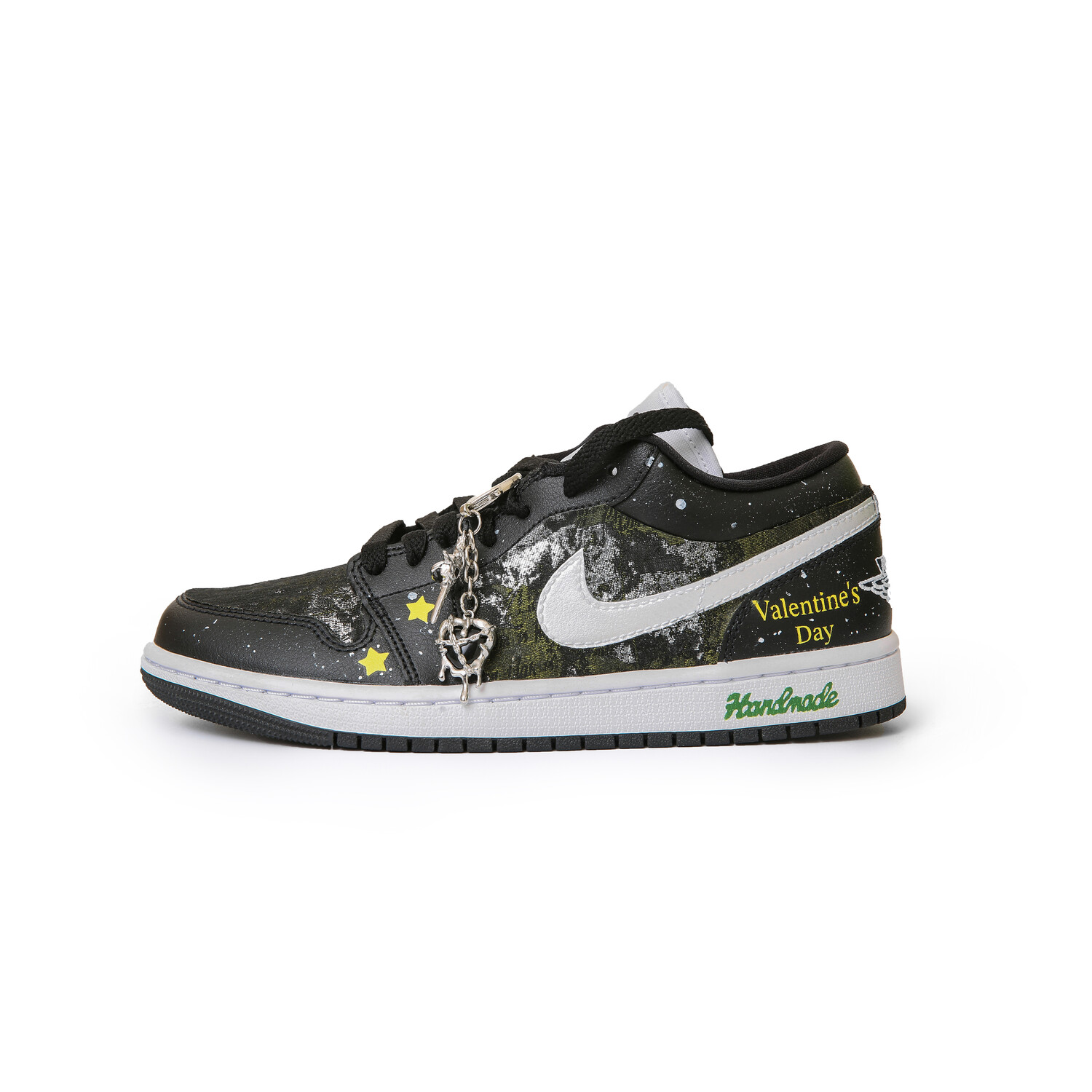 Jordan Air Jordan 1 винтажные баскетбольные кроссовки женские, Black