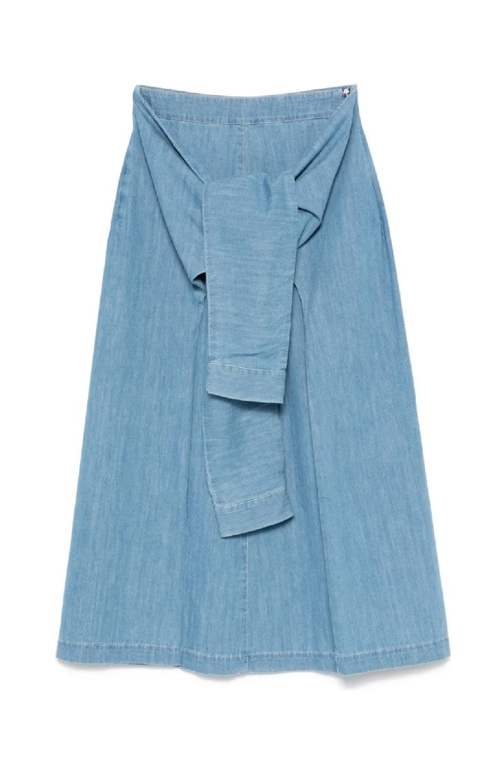 

Свободная макси-юбка Fabiana Filippi, синий