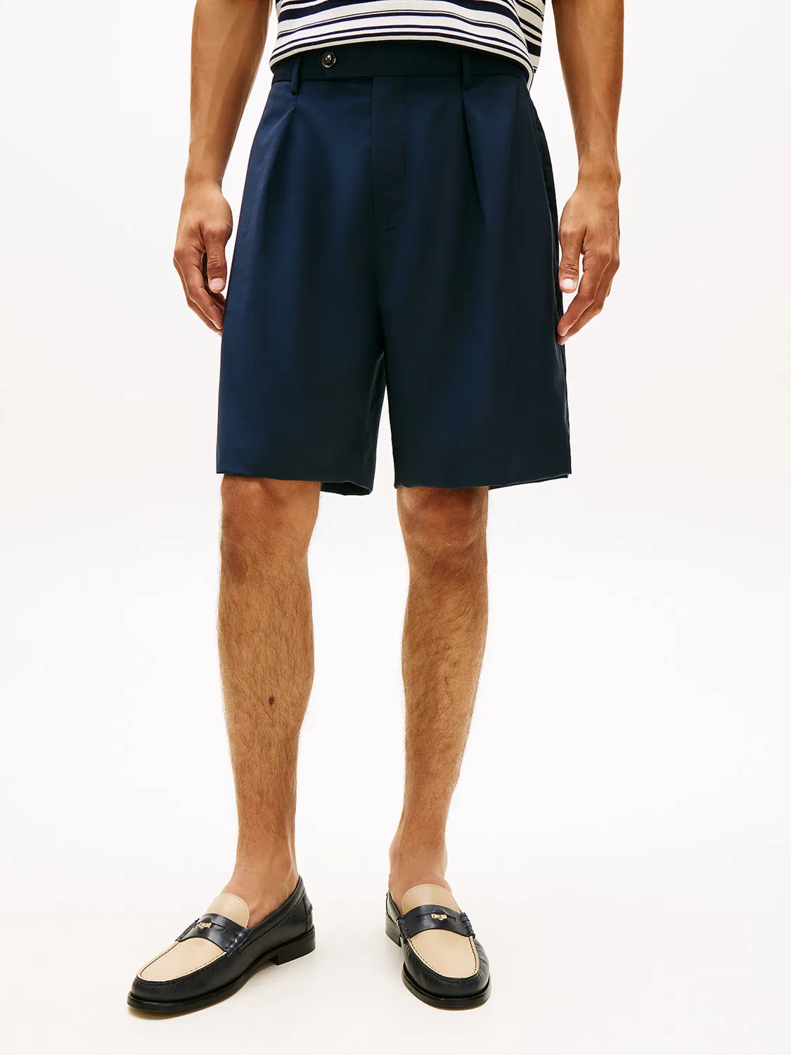 Свободные брюки со складками спереди, стиль 'Smart Casual Pure' Tommy Hilfiger, Navy — фото 2