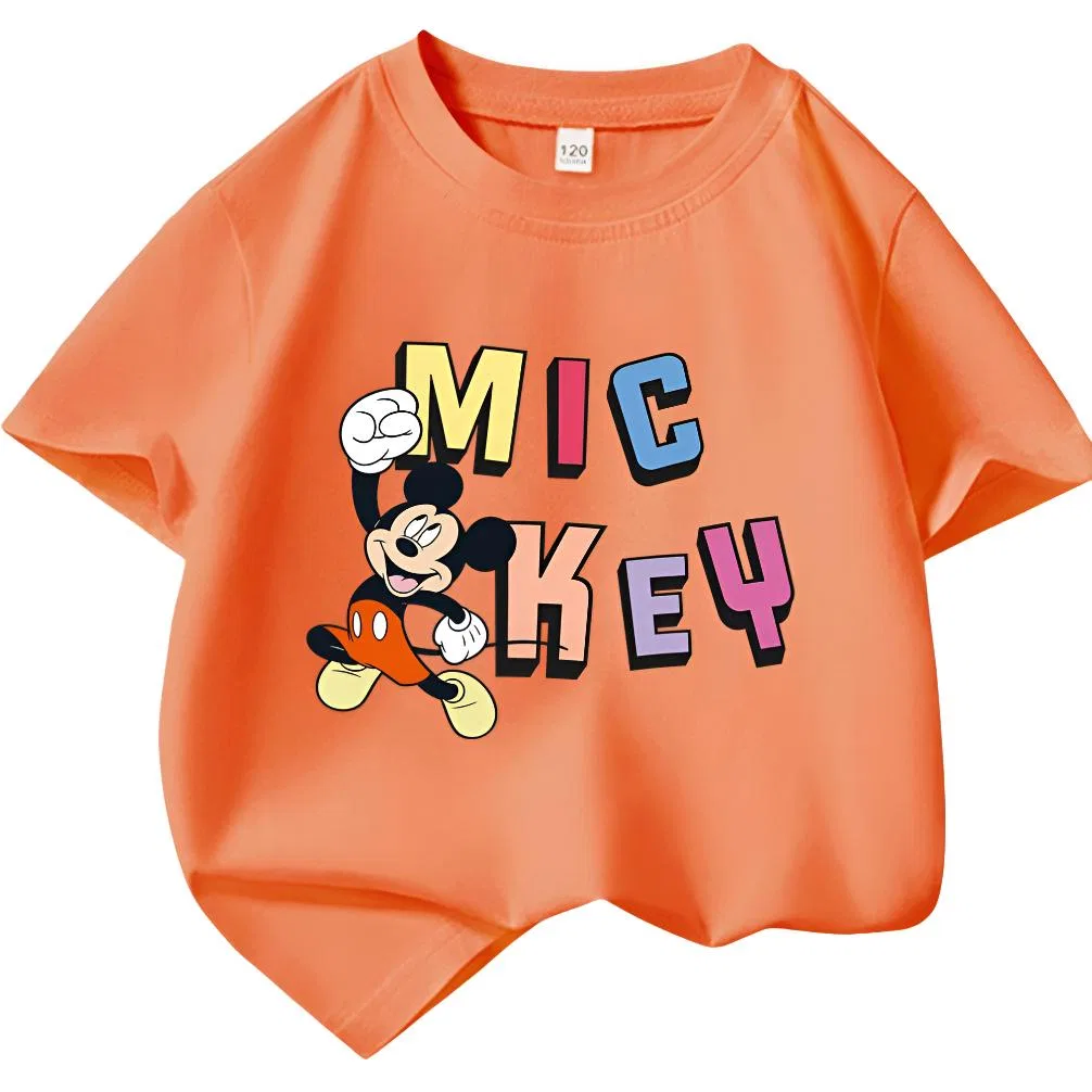 Футболка детская с Микки Маусом Disney оранжевая