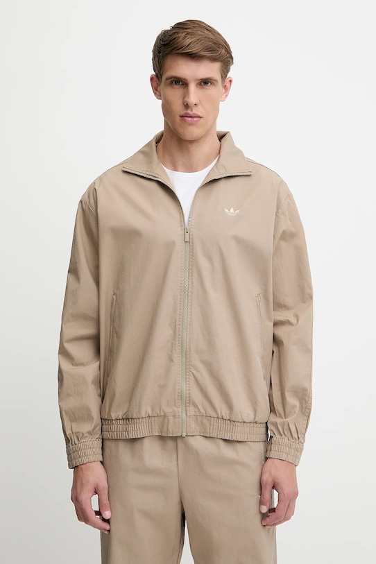 

Хлопковая куртка Firebird Jacket Adidas Originals, бежевый