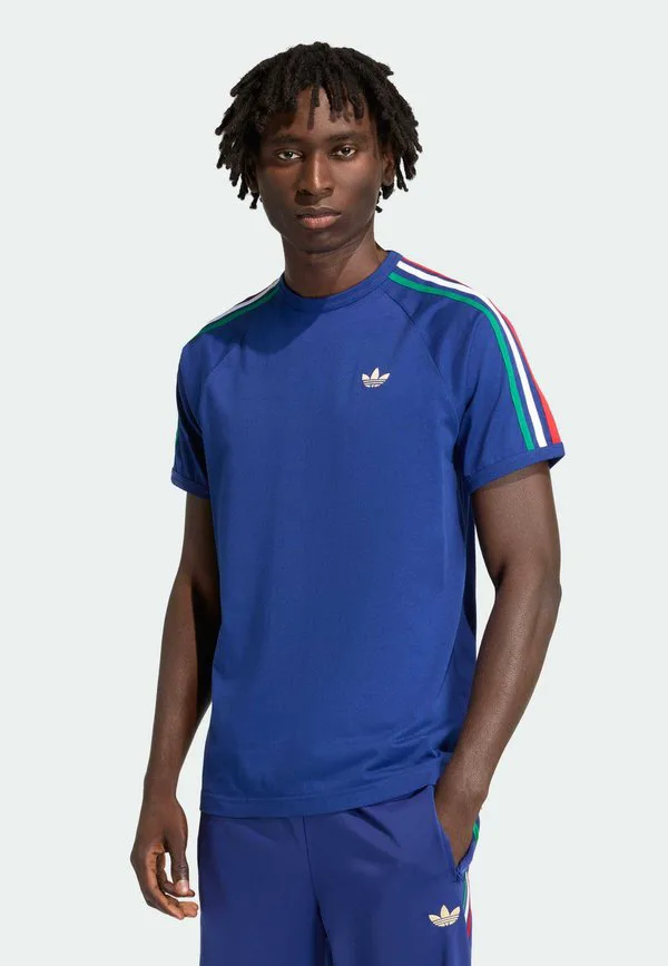 Футболка с принтом 3s Adidas Originals, Victory Blue Bold Green White