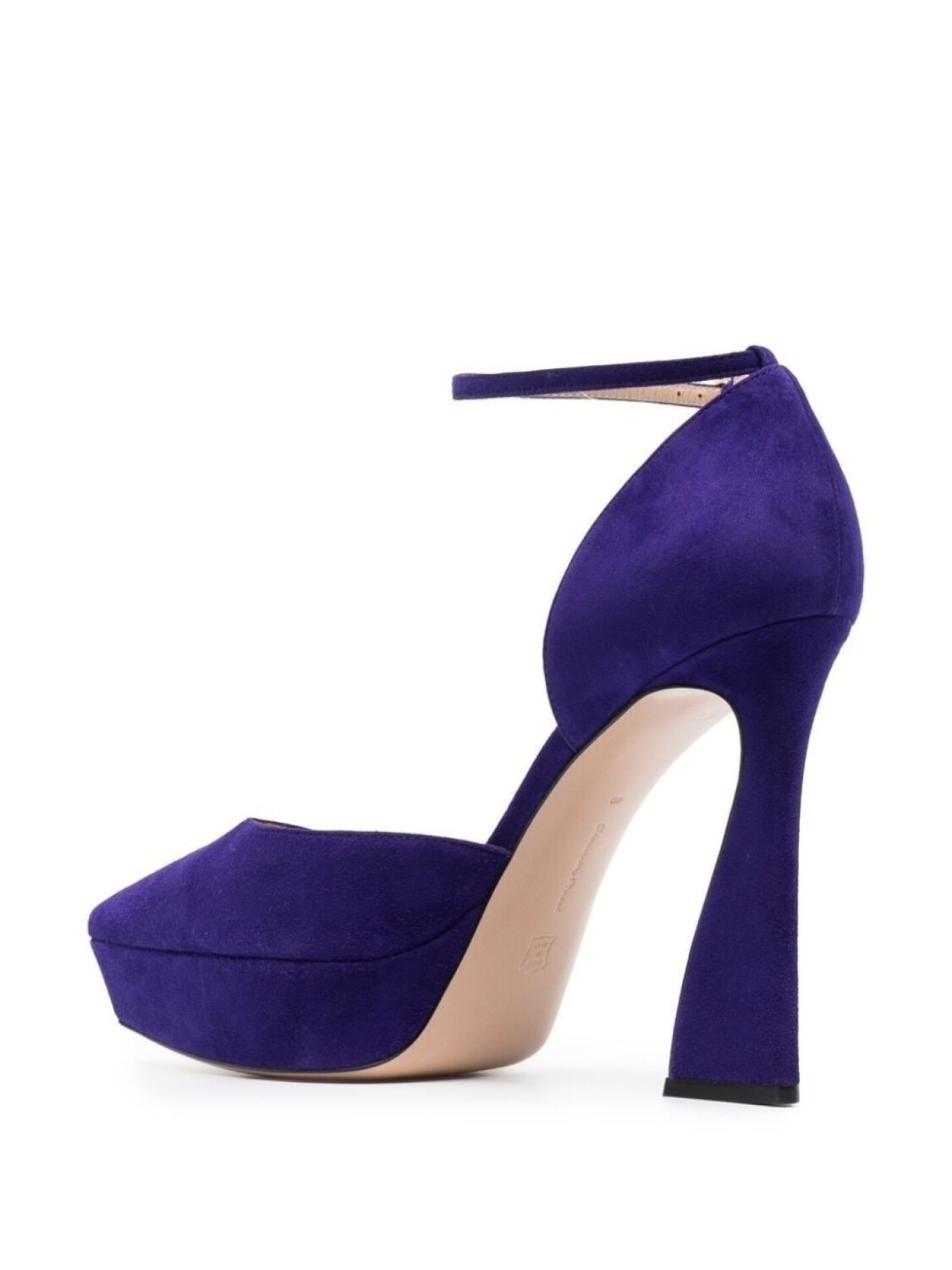 Туфли с ремешком на щиколотке Gianvito Rossi, фиолетовый — фото 3