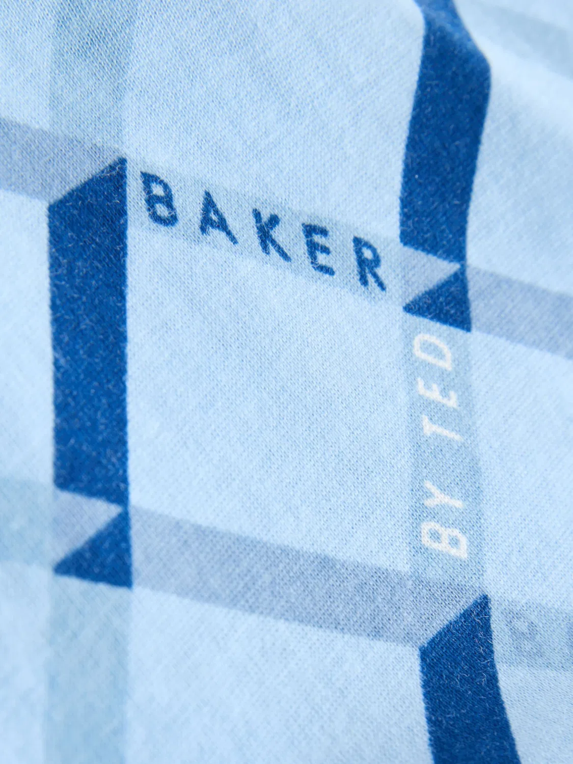 Комбинезон Baker by Ted Baker синего и светло-голубого цвета — фото 4
