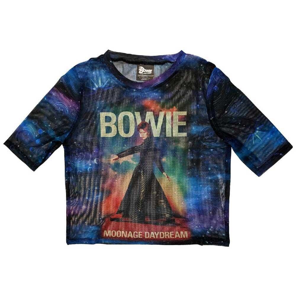 

Укороченный сетчатый топ Moonage Daydream David Bowie, синий