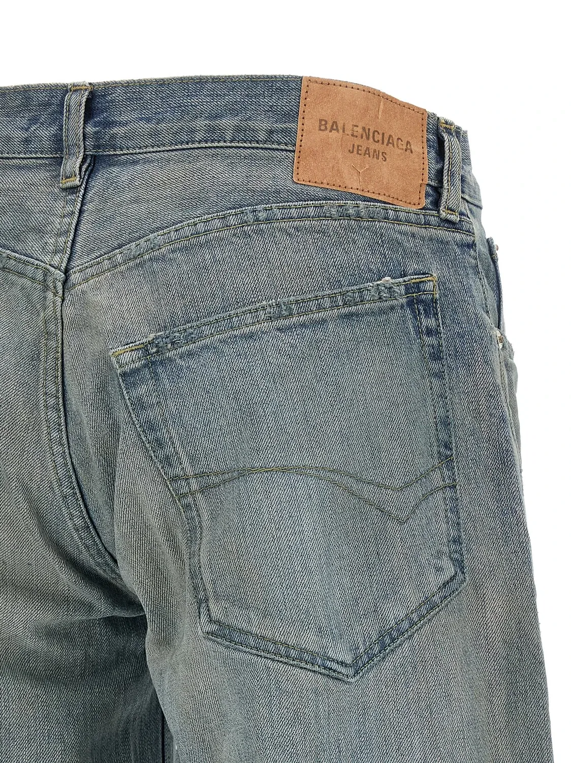 Джинсы «Baggy» BALENCIAGA, синий — фото 4