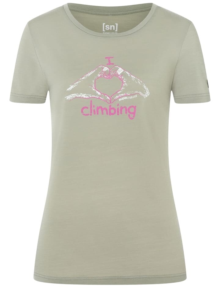 

Спортивная футболка supernatural I LOVE CLIMBING, серый