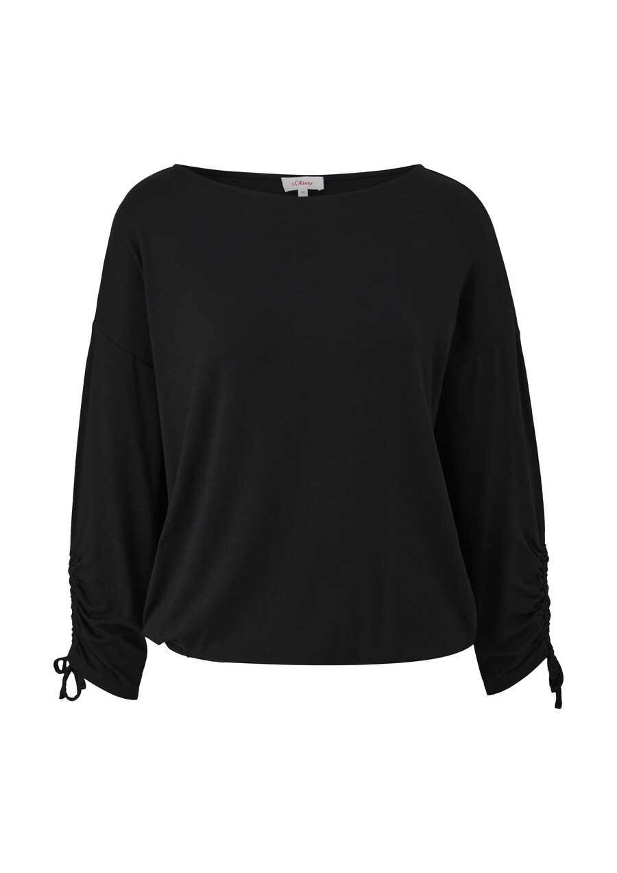 

Топ s.Oliver Shirt, черный