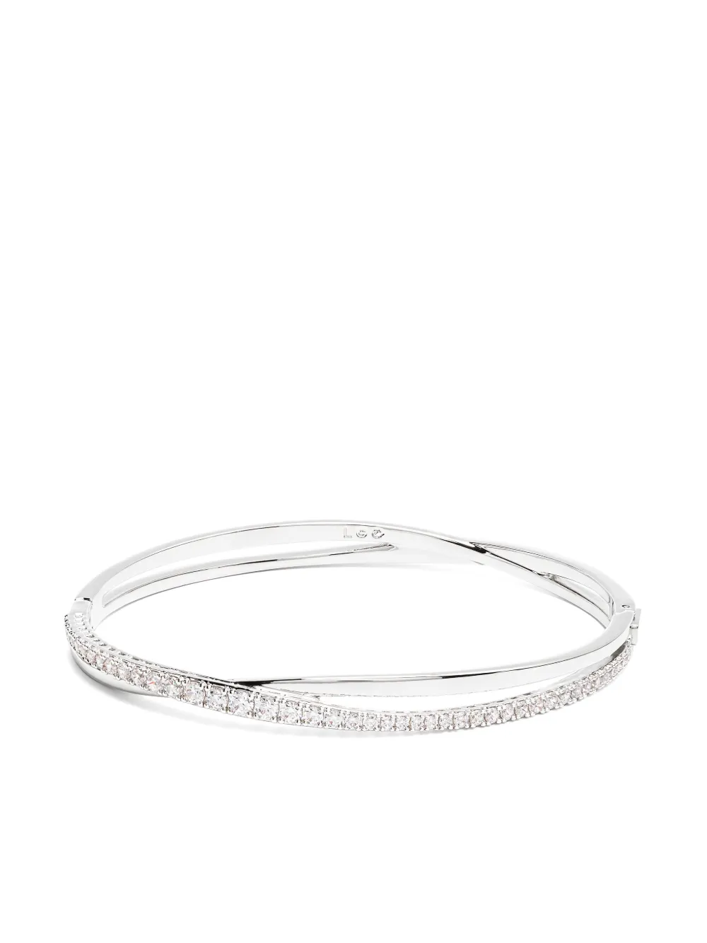 

Браслет-бэнгл Hyperbola Swarovski, серебяный