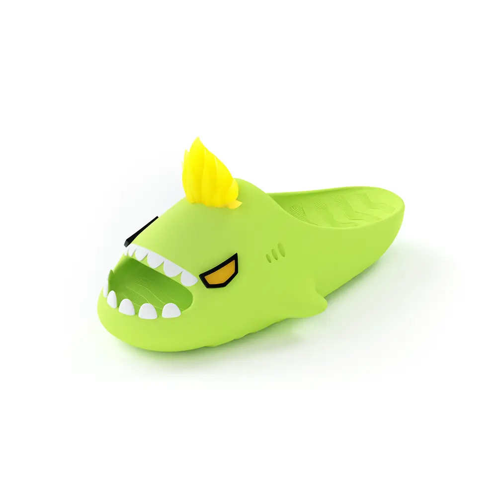 

HelloSlippers Акулаки Ультра-Форма Слайдеры Унисекс Неоново-Зеленые, цвет Neon Green