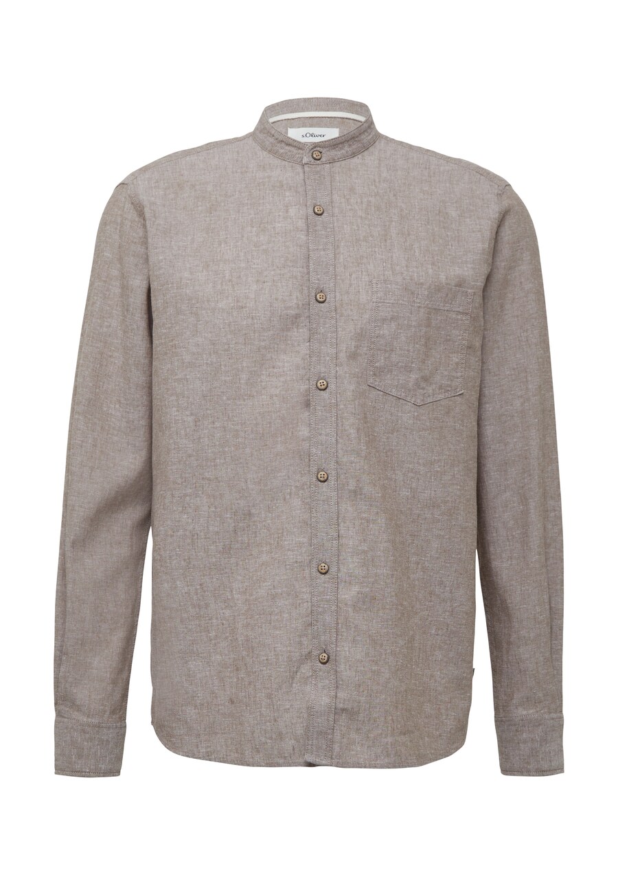 

Рубашка на пуговицах классического кроя s.Oliver, Brown