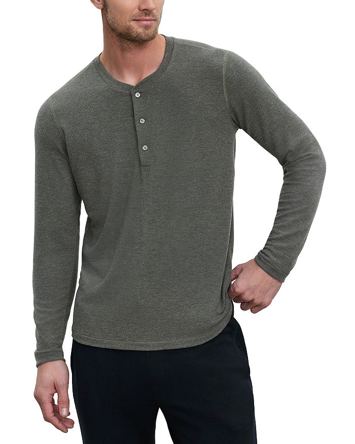 

Рубашка-хенли Ryland Slim Fit Velvet by Graham & Spencer, зеленый